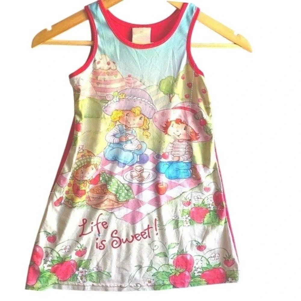 Strawberry Shortcake Girls Sleeveless 